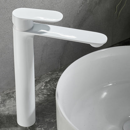 Skorter | Bathroom Sink Faucet Lever Handle Brass Single Color Bathroom Faucet