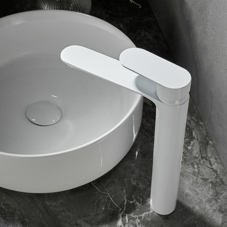 Skorter | Bathroom Sink Faucet Lever Handle Brass Single Color Bathroom Faucet