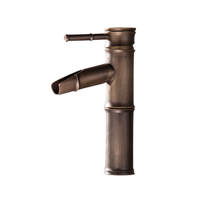 Skorter | Country House Style Vessel Sink Bathroom Faucet Round Brass Faucet