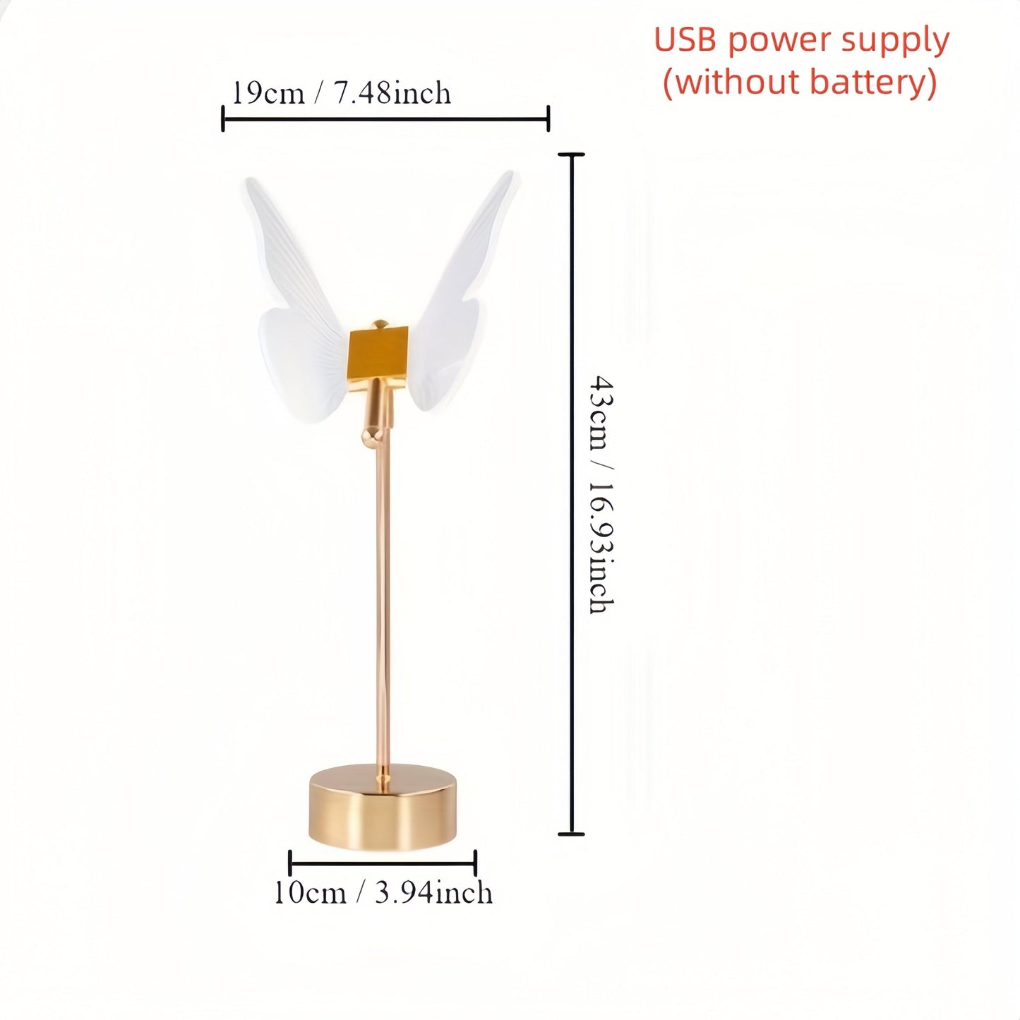 Skorter | LumiButterfly - USB-powered Butterfly Table Lamp, Artistic LED Night Light