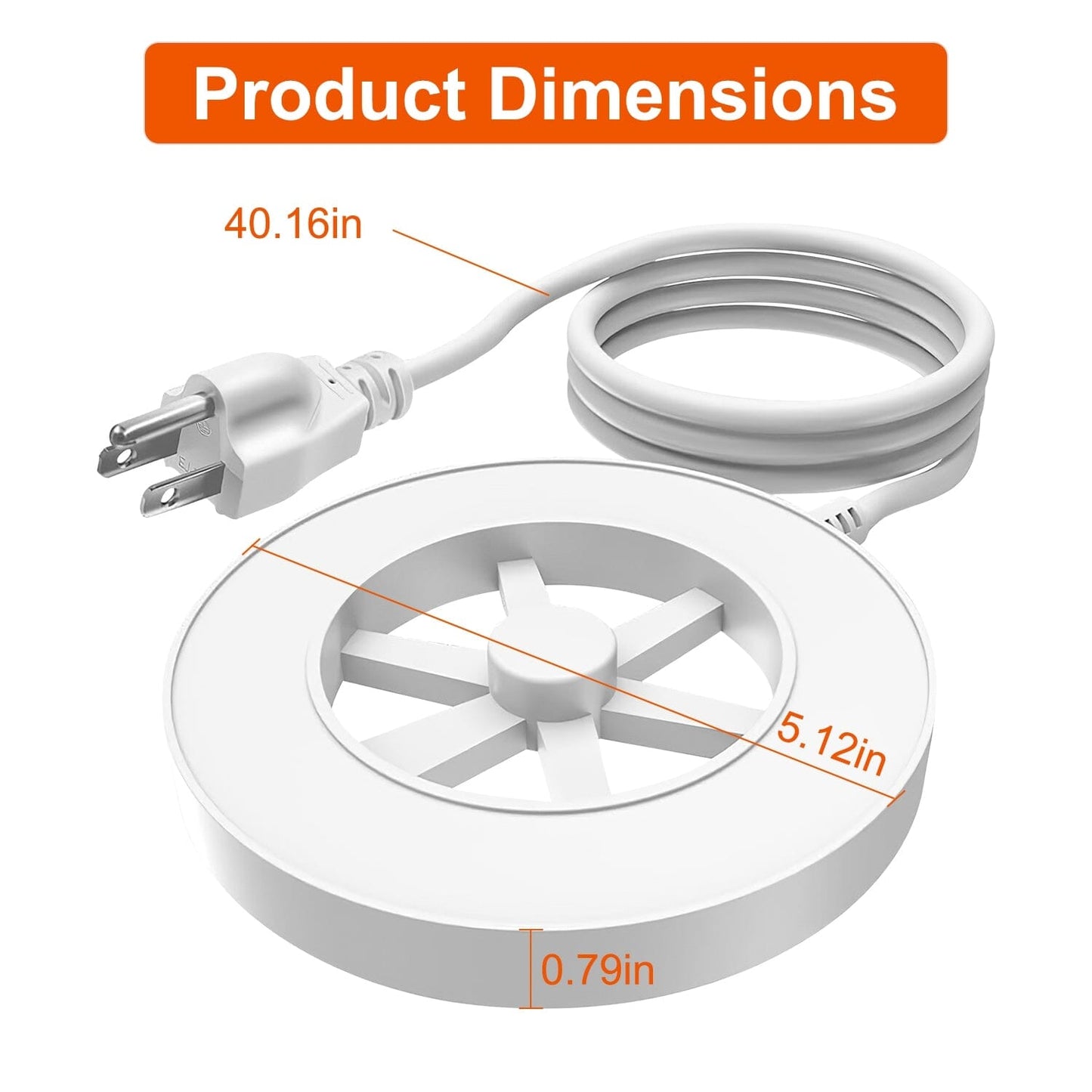 Skorter | 70W Bird Bath Insulating Aluminum Body Hot Water with Thermostat Automatic Shutdown