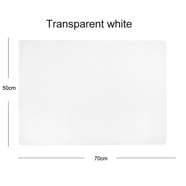 Skorter | 70x50cm OR 64x45cm Non-Stick Silicone Mat for Rolling Dough Baking Sheet