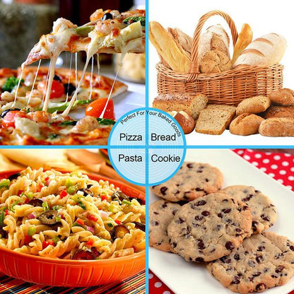 Skorter | 70x50cm OR 64x45cm Non-Stick Silicone Mat for Rolling Dough Baking Sheet