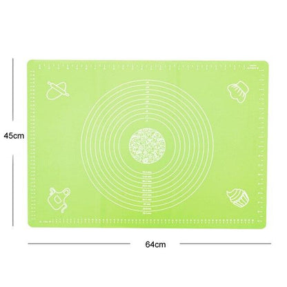 Skorter | 70x50cm OR 64x45cm Non-Stick Silicone Mat for Rolling Dough Baking Sheet