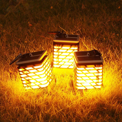Skorter | Solar LED garden lantern with ribbed design – Decorative outdoor lighting for garden