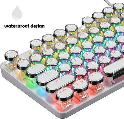 Skorter | 87-Key Mechanical Gaming Keyboard RGB Backlit Blue Switch