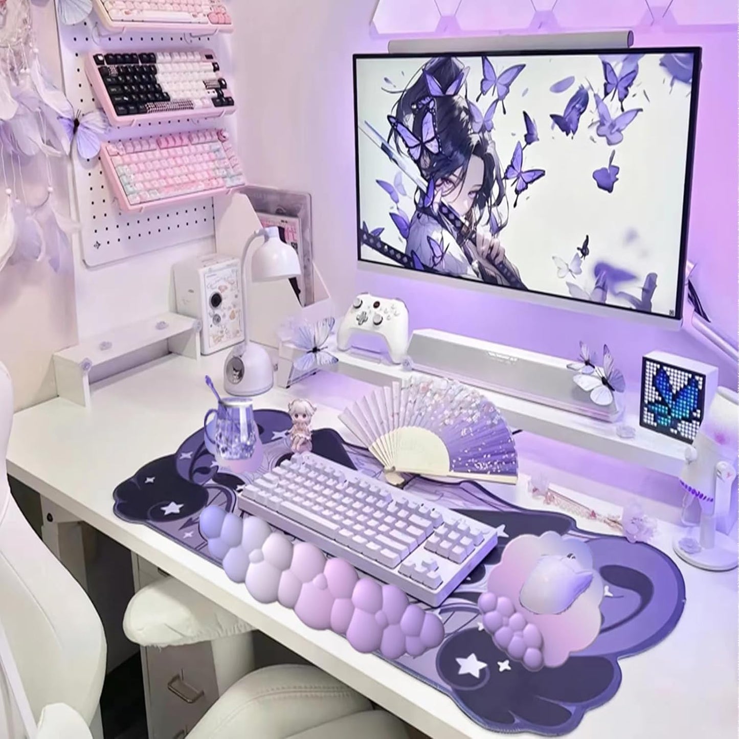 Skorter | Cloud-Shaped Ergonomic Wrist Rest Set with Mouse Pad & Coaster – Zeyora