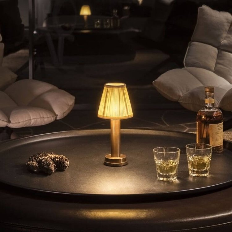 Skorter | CozyGlimmer | Fabric Table Lamp