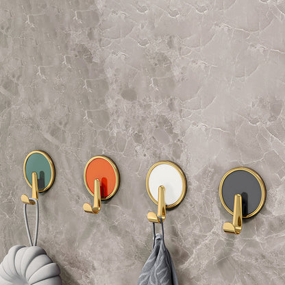 Skorter | Contemporary 8-piece bathroom set 2.91 inch high bathrobe hooks