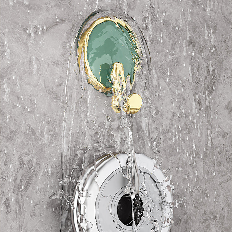 Skorter | Contemporary 8-piece bathroom set 2.91 inch high bathrobe hooks