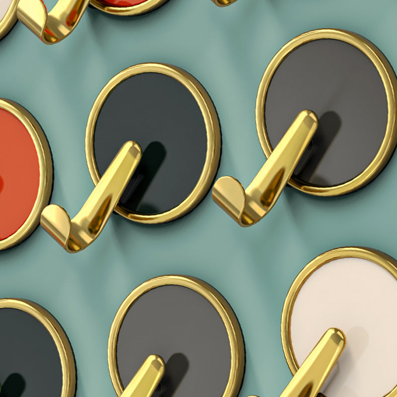 Skorter | Contemporary 8-piece bathroom set 2.91 inch high bathrobe hooks