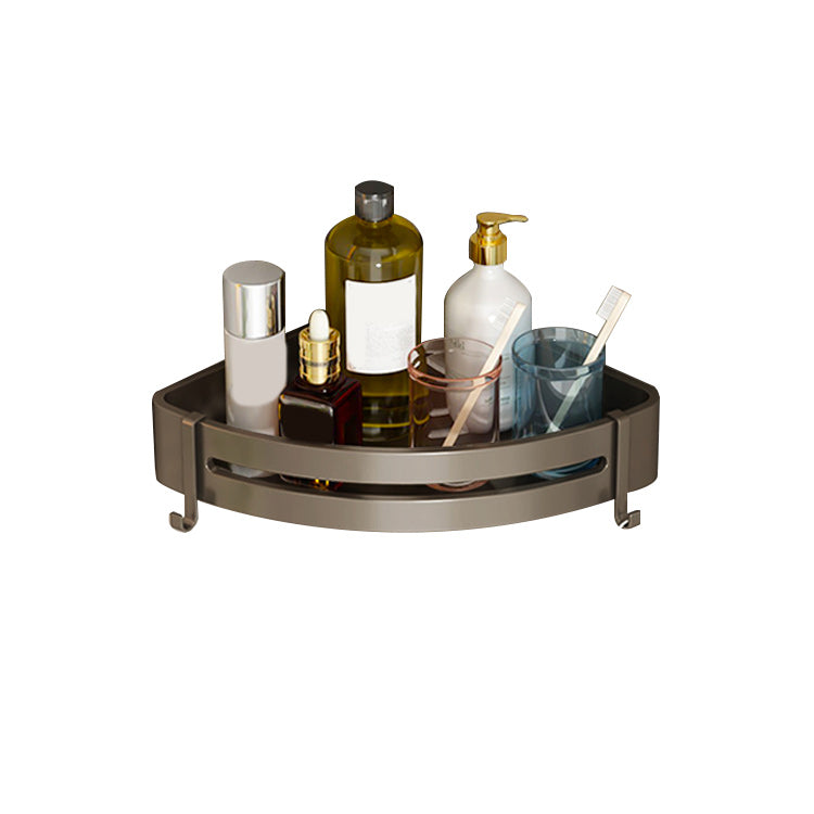 Skorter | Contemporary Bathroom Accessory Set 3-piece Bath Shelf with Hooks