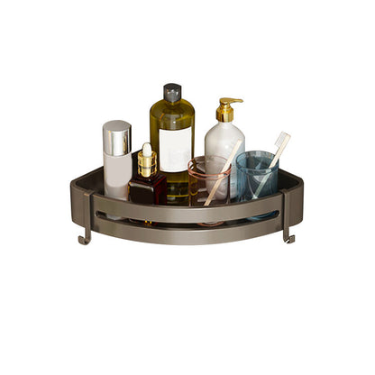 Skorter | Contemporary Bathroom Accessory Set 3-piece Bath Shelf with Hooks
