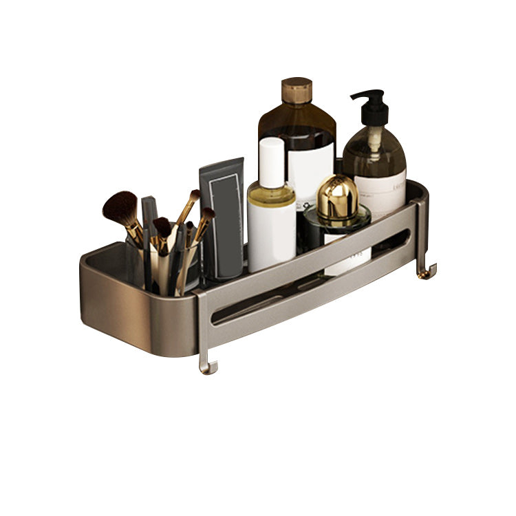 Skorter | Contemporary Bathroom Accessory Set 3-piece Bath Shelf with Hooks