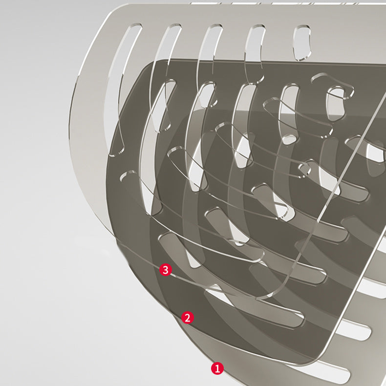 Skorter | Contemporary Bathroom Accessory Set 3-piece Bath Shelf with Hooks