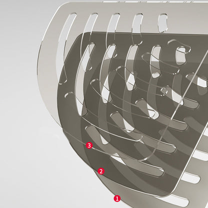 Skorter | Contemporary Bathroom Accessory Set 3-piece Bath Shelf with Hooks