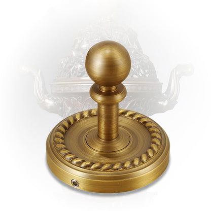 Skorter | Brass Traditional Bathroom Accessory Set Vintage Bronze Bath Shelf/Towel Holder/Bathrobe Hook