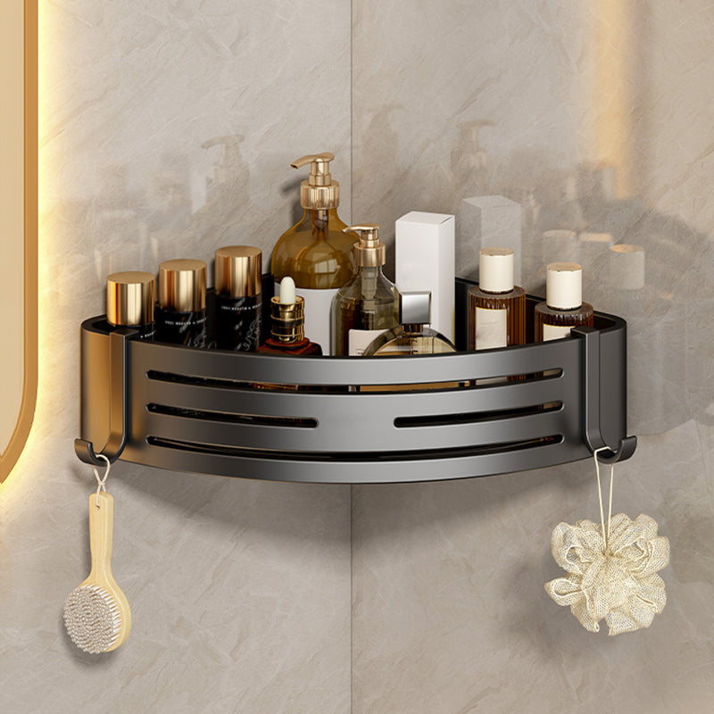 Skorter | 3-piece bathroom accessory set Contemporary aluminum bathroom shelf