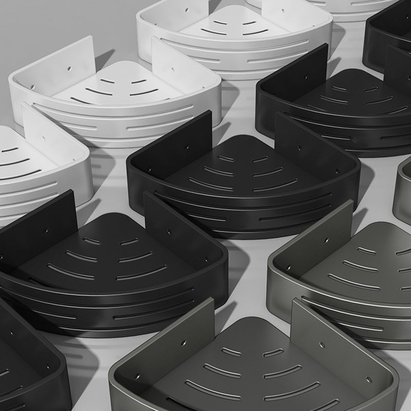 Skorter | 3-piece bathroom accessory set Contemporary aluminum bathroom shelf