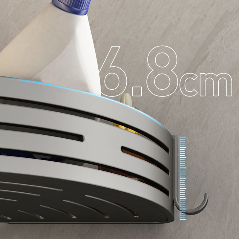 Skorter | 3-piece bathroom accessory set Contemporary aluminum bathroom shelf