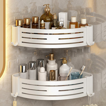 Skorter | 3-piece bathroom accessory set Contemporary aluminum bathroom shelf