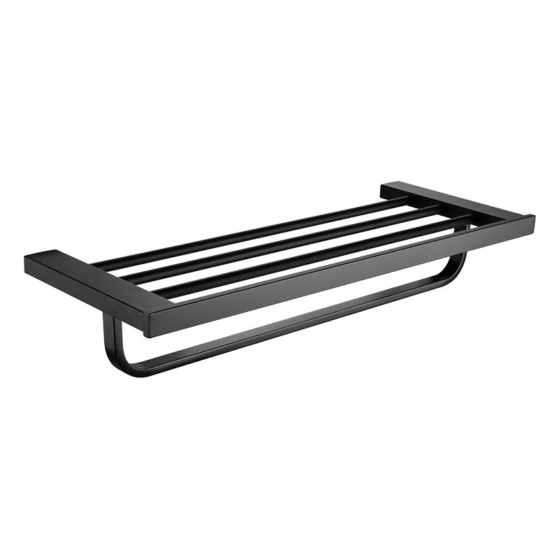 Skorter | 5-piece Modernism Bathroom Accessory Set in Matte Black Stainless Steel