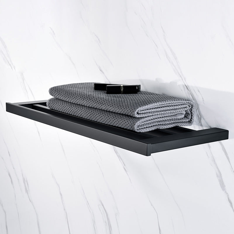 Skorter | 5-piece Modernism Bathroom Accessory Set in Matte Black Stainless Steel