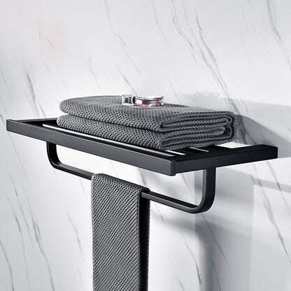 Skorter | 5-piece Modernism Bathroom Accessory Set in Matte Black Stainless Steel