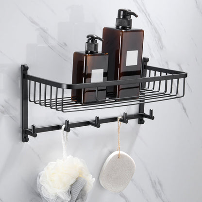 Skorter | 5-piece Modernism Bathroom Accessory Set in Matte Black Stainless Steel