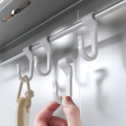 Skorter | 3-piece modern bathroom hardware set aluminum bathroom shelf in gray