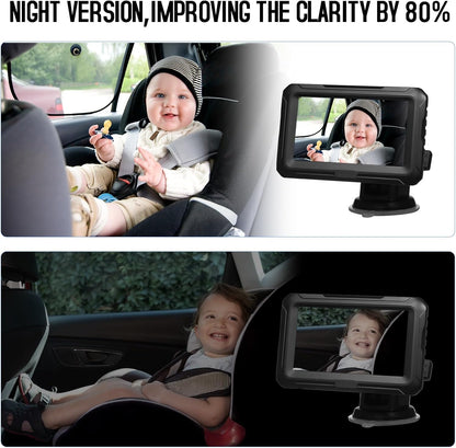 Skorter | Baby Car Mirror with 1080P Camera & 4.3'' Screen – Solvian