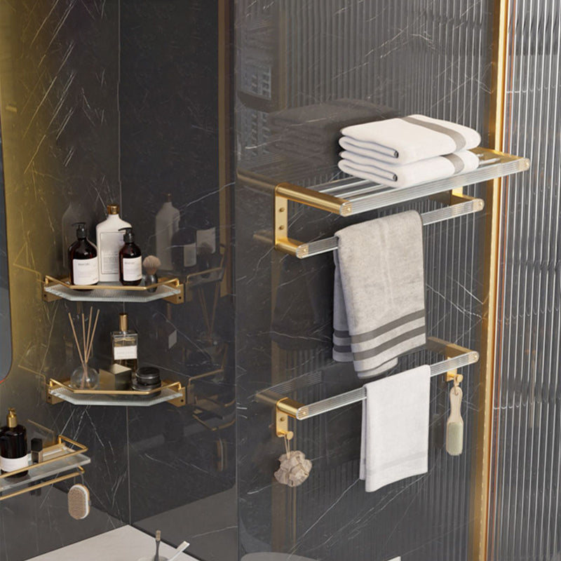 Skorter | 6-piece Bathroom Set Aluminum and Acrylic Bathroom Accessories Hardware Set