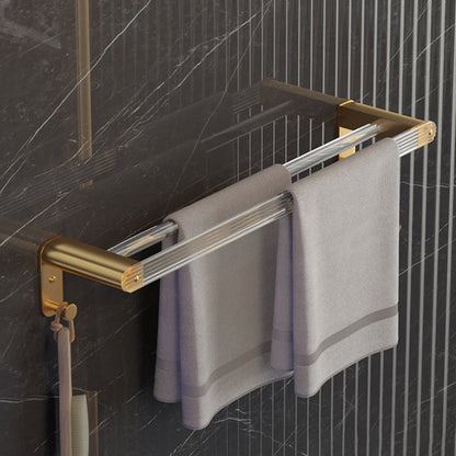 Skorter | 6-piece Bathroom Set Aluminum and Acrylic Bathroom Accessories Hardware Set