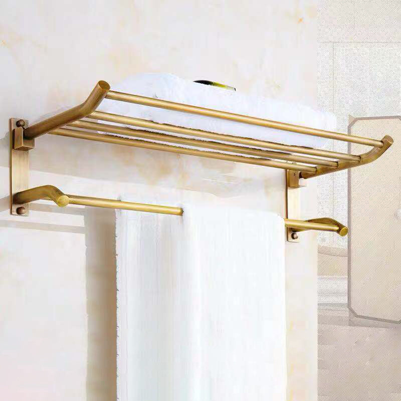 Skorter | 4-piece traditional bathroom accessory set Gold Brass bathroom accessory hardware set