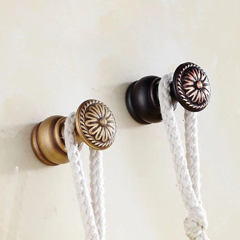 Skorter | 4-piece traditional bathroom accessory set Gold Brass bathroom accessory hardware set