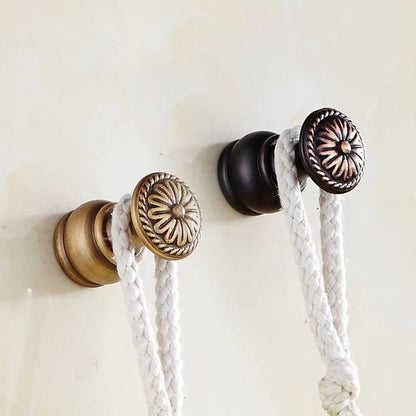 Skorter | 4-piece traditional bathroom accessory set Gold Brass bathroom accessory hardware set