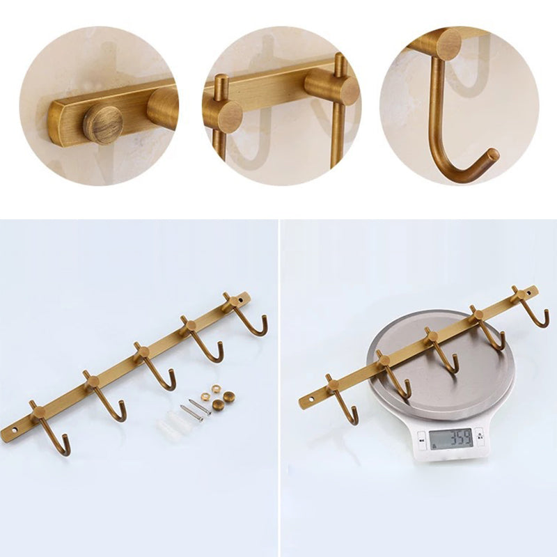 Skorter | 4-piece traditional bathroom accessory set Gold Brass bathroom accessory hardware set