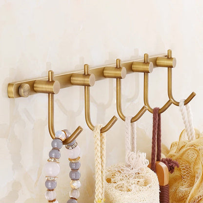 Skorter | 4-piece traditional bathroom accessory set Gold Brass bathroom accessory hardware set