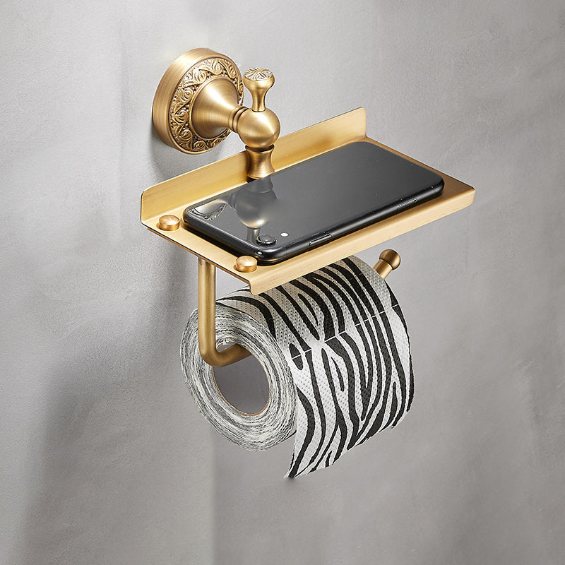 Skorter | Traditional brushed brass bathroom accessories as a single piece or in a set