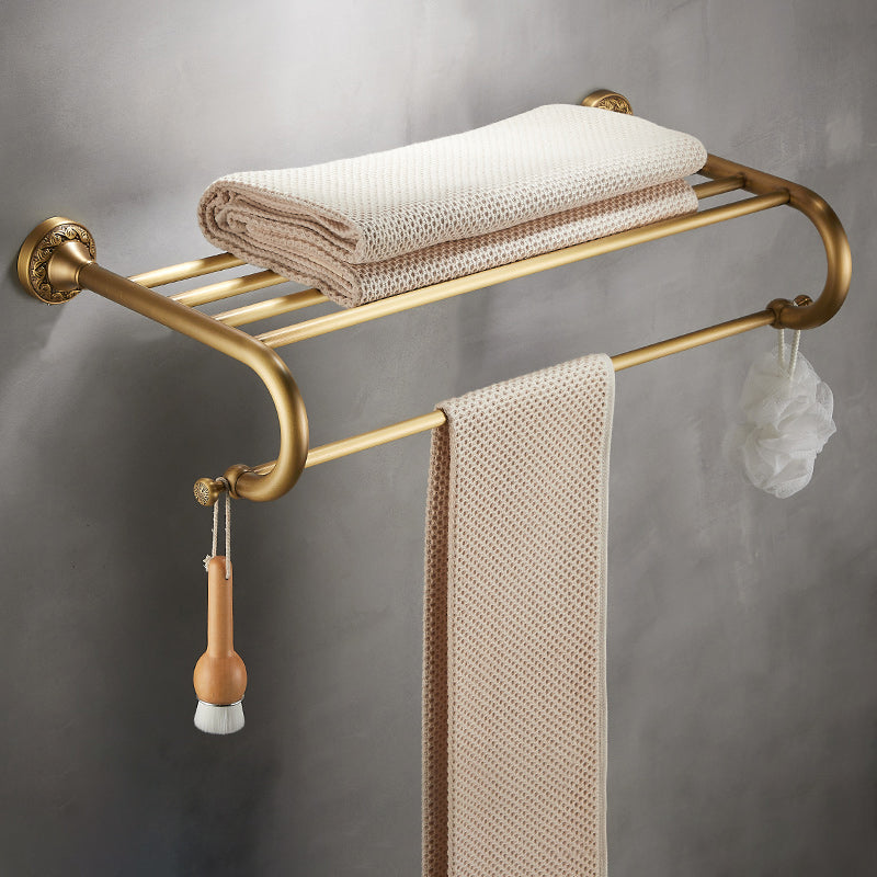 Skorter | Traditional brushed brass bathroom accessories as a single piece or in a set