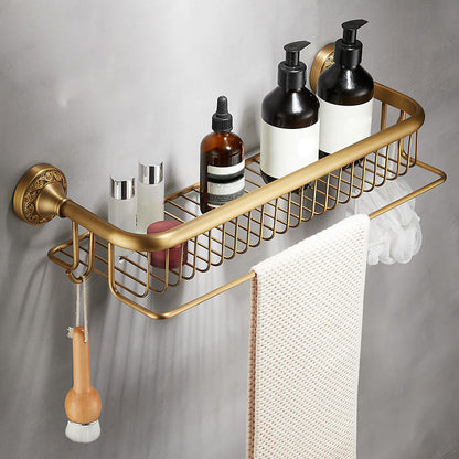 Skorter | Traditional brushed brass bathroom accessories as a single piece or in a set