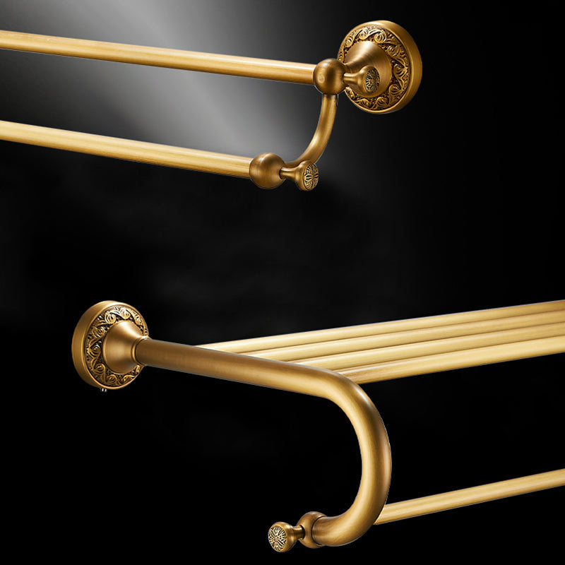 Skorter | Traditional brushed brass bathroom accessories as a single piece or in a set