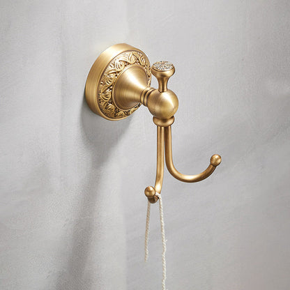 Skorter | Traditional brushed brass bathroom accessories as a single piece or in a set