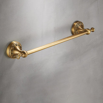 Skorter | Traditional brushed brass bathroom accessories as a single piece or in a set