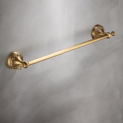 Skorter | Traditional brushed brass bathroom accessories as a single piece or in a set