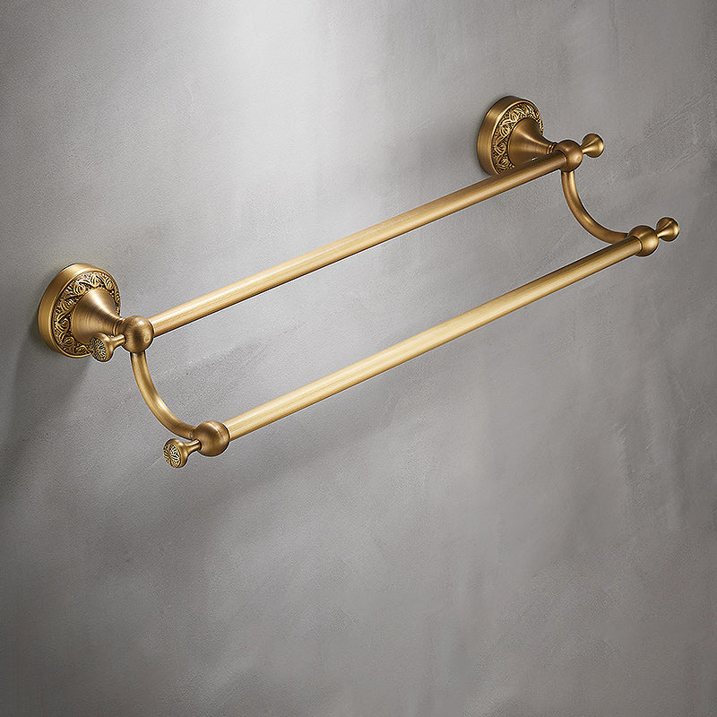 Skorter | Traditional brushed brass bathroom accessories as a single piece or in a set