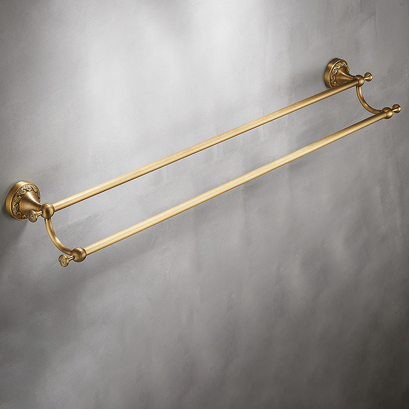 Skorter | Traditional brushed brass bathroom accessories as a single piece or in a set