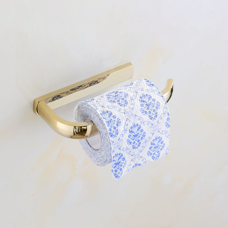 Skorter | Chrome/Gold Bathroom Accessory Set Modern Metal Bathroom Hardware Set