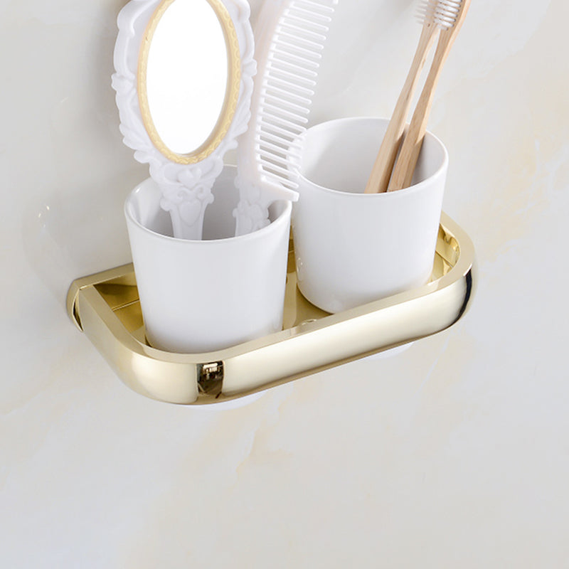 Skorter | Chrome/Gold Bathroom Accessory Set Modern Metal Bathroom Hardware Set