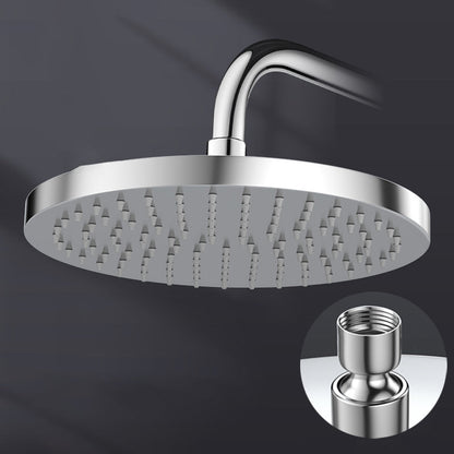 Skorter | Metal Shower Combo Contemporary Fixed Shower Head with Round and Rectangular Shape